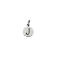 Charm lettera con smalto