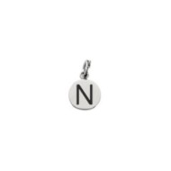 Charm con lettera smaltata