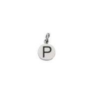 Charm lettera con smalto