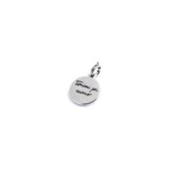 S.STEEL CHARM S.Steel roud charm with mom and daughter. Accessories: CHI0087-7, BAR0014