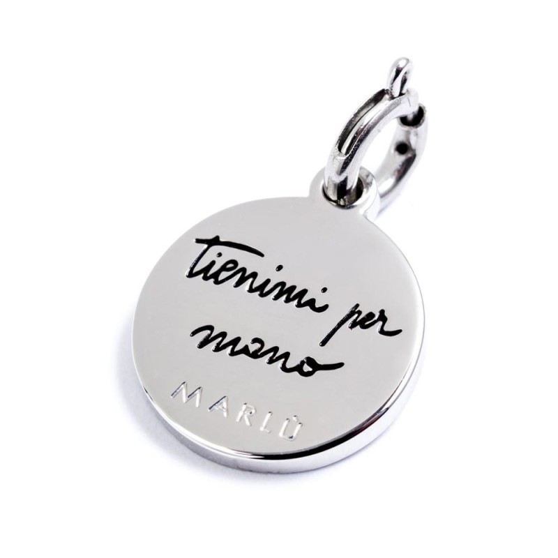 S.STEEL CHARM S.Steel roud charm with mom and son. Accessories: CHI0087-7, BAR0014