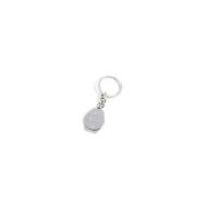S.S. HESAGONAL KEYRING GRAZIE INFINITE S.steel keyring 30*24 mm, the pendant is hexagonal element where is weld a round medal, o