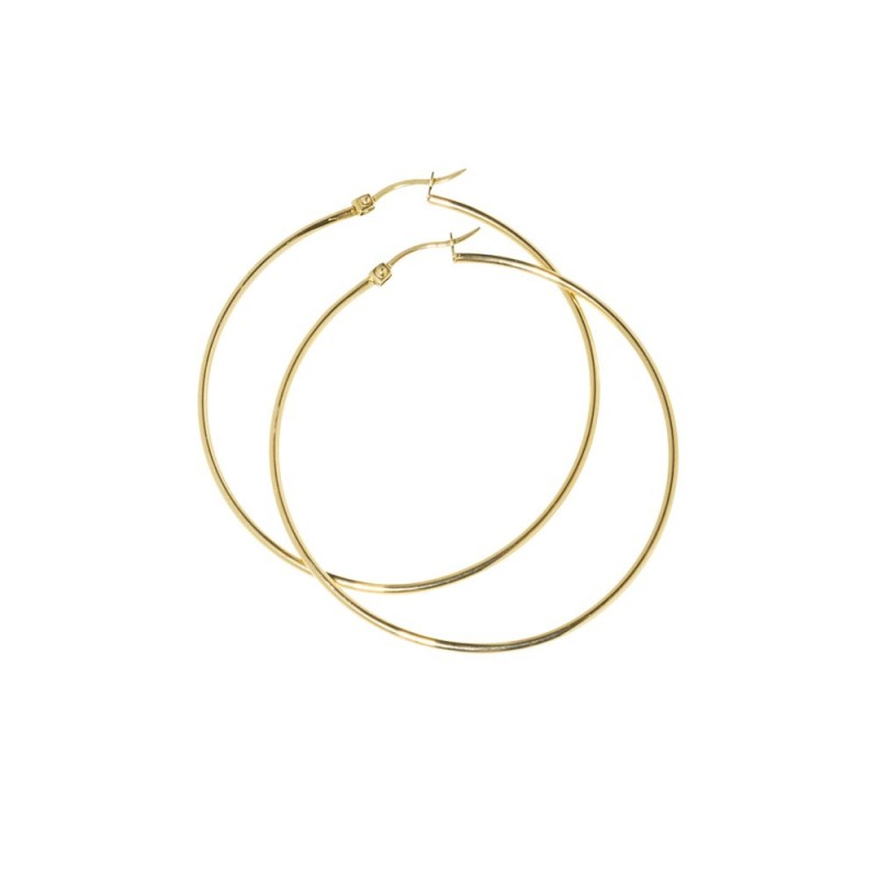 ORECCHINO ACCIAIO CERCHIO 54 MM