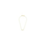 COLLANA IN ACCIAIO CON BARRETTA