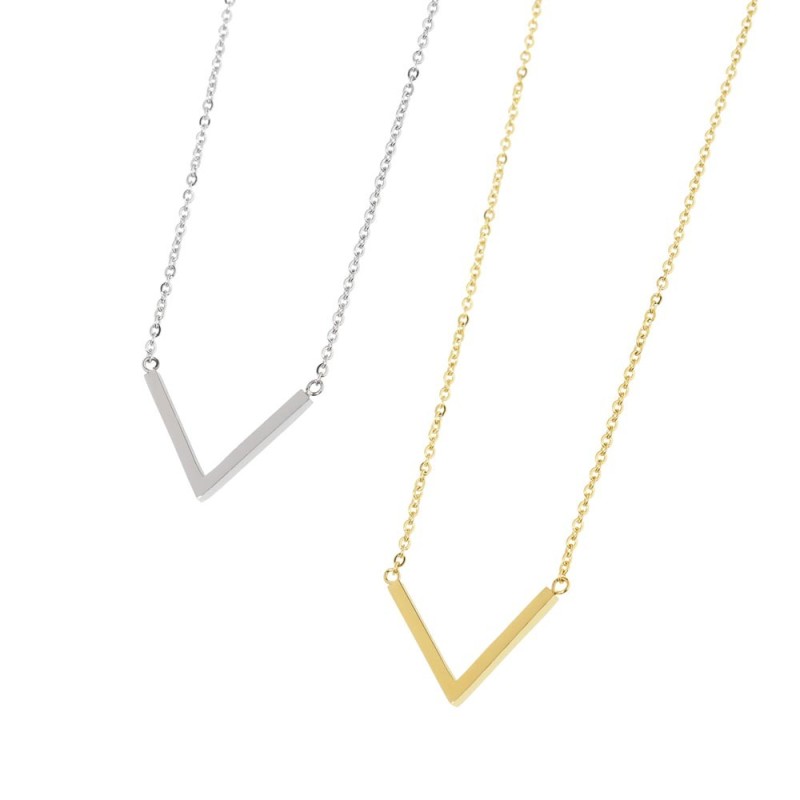 Collana con v