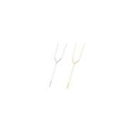 COLLANA IN ACCIAIO CON V E BARRETTA