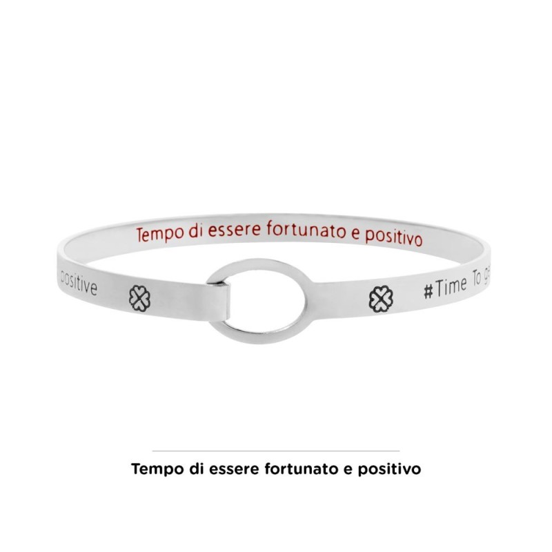BRACCIALE RIGIDO QUJADRIFOGLIO