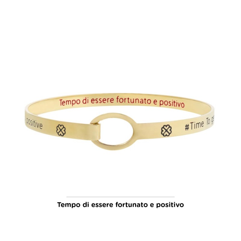 BRACCIALE RIGIDO QUJADRIFOGLIO