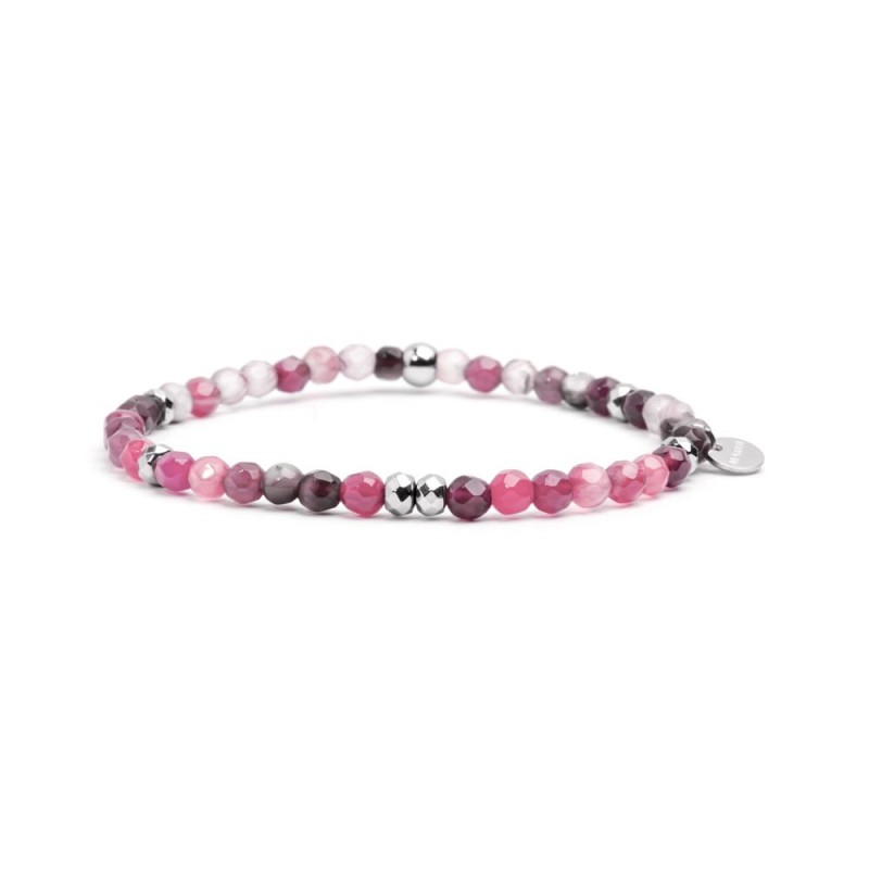 Bracciale elastico in agata