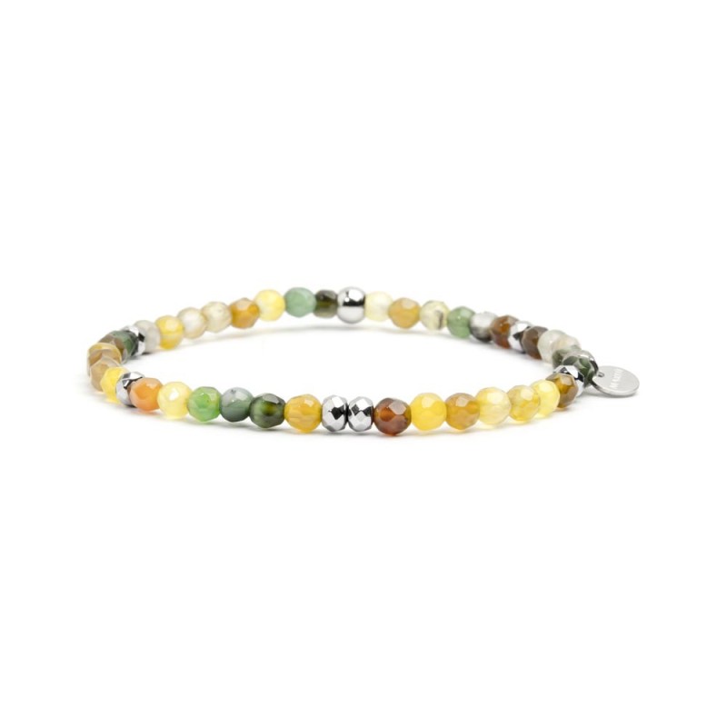 Bracciale elastico in agata