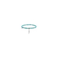 Bracciale con piuma pendente