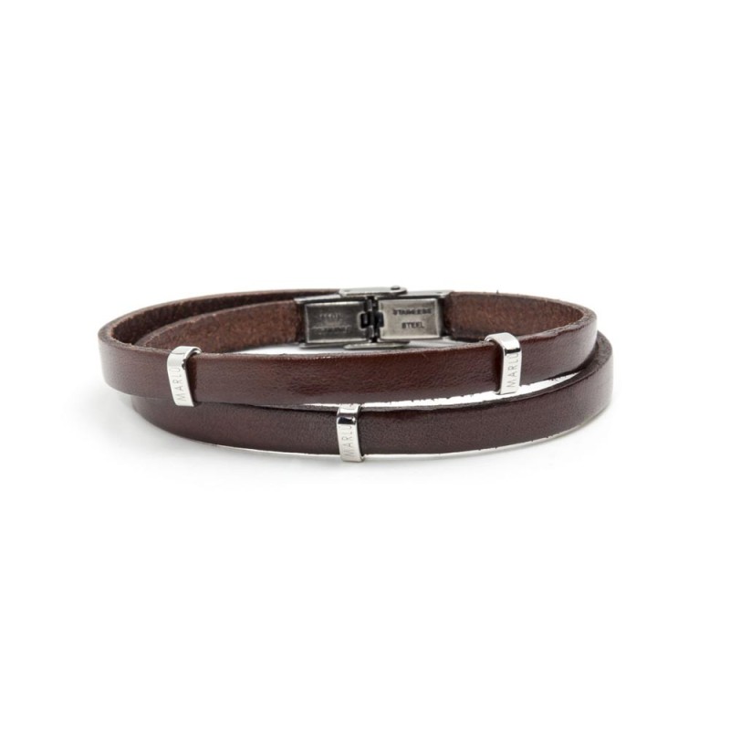 Bracciale cuoio due giri