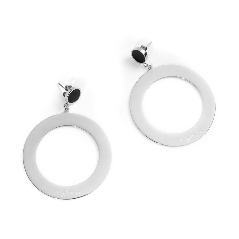 ROUND PENDANT EARRINGS ROUND PENDANT EARRINGS