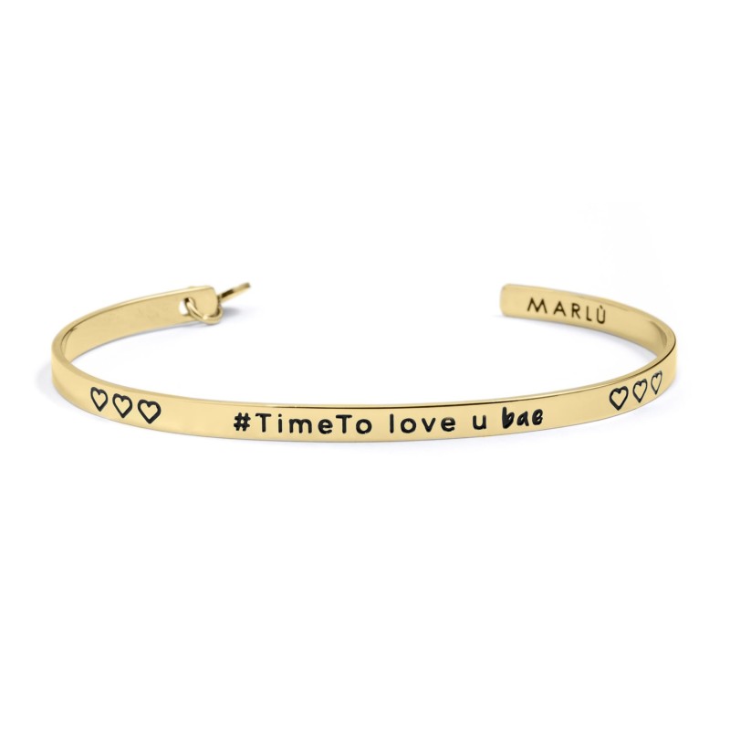 Bracciale rigido timeto love u bae