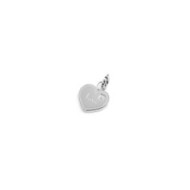 Charm cuore tata con zircone