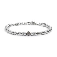 Bracciale sfere ematite 6mm