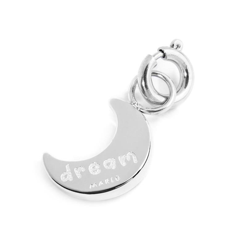 Charm luna con zircone