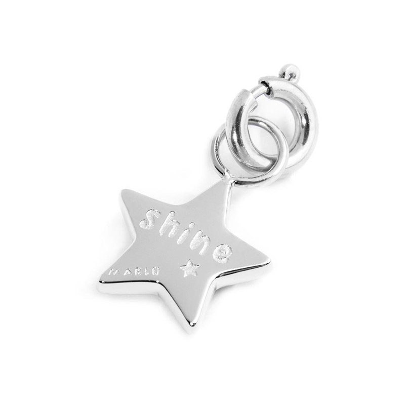 Charm stella con zircone