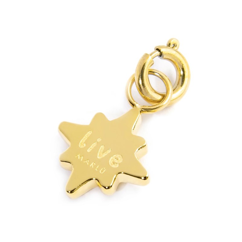 CHARM ROSA DEI VENTI CON CZ VIOLA