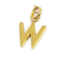 Charm lettera con cristalli