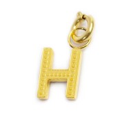 Charm lettera con cristalli