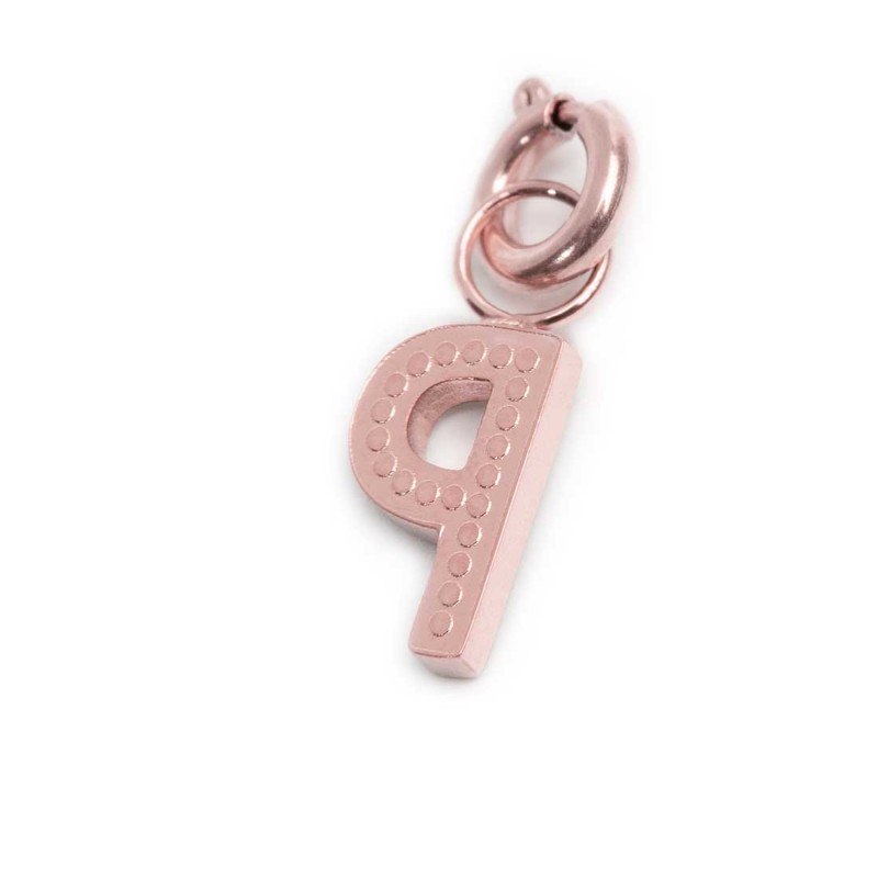 Charm lettera con cristalli