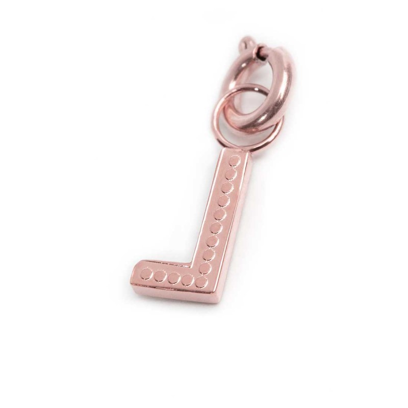 Charm lettera con cristalli