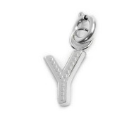 Charm lettera con cristalli