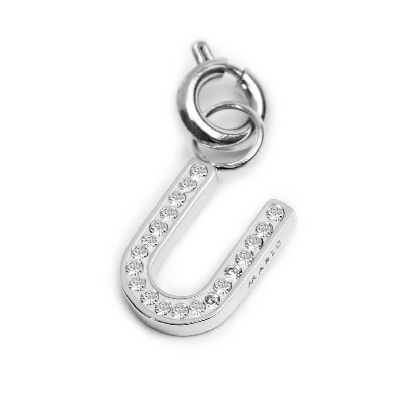 Charm lettera con cristalli