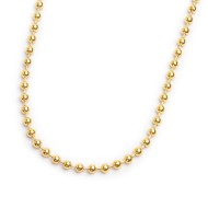 COLLANA CATENA A SFERE 3 MM