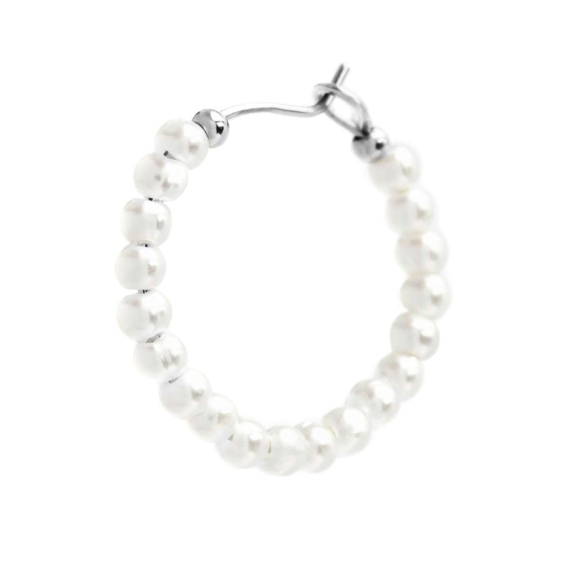 OR MONO CERCHIO CON PERLINE DI MADRE PERLE