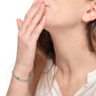 S.STEEL BRACELET WITH MARINE CHAIN AND WIND ROSE S.steel bracelet with marine chain 4,50 mm width, 2,20 mm thickness. On the cen