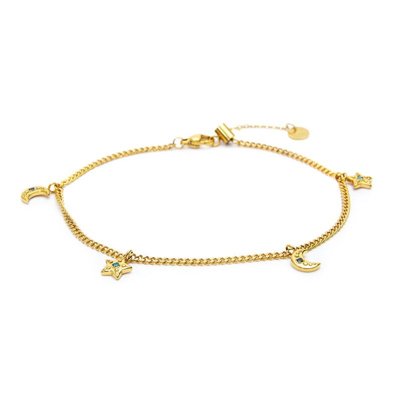CAVIGLIERA LUNA E STELLA PENDENTI