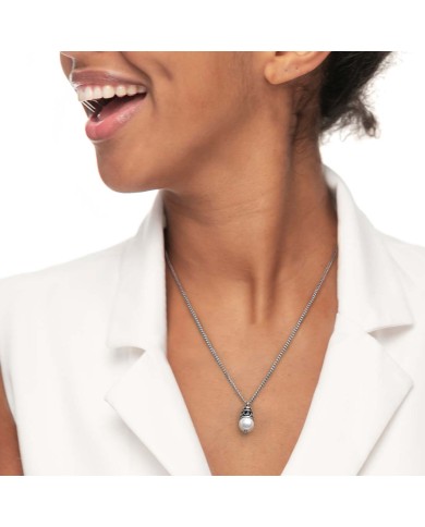 Collana catena grumetta con pendente