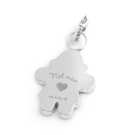 Charm bimba con cristalli