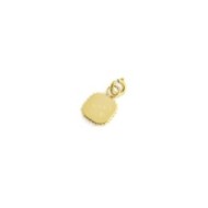 Charm piastrina cuore con zircone
