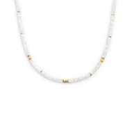 Collana con pendente e collana con pietre a rondelle