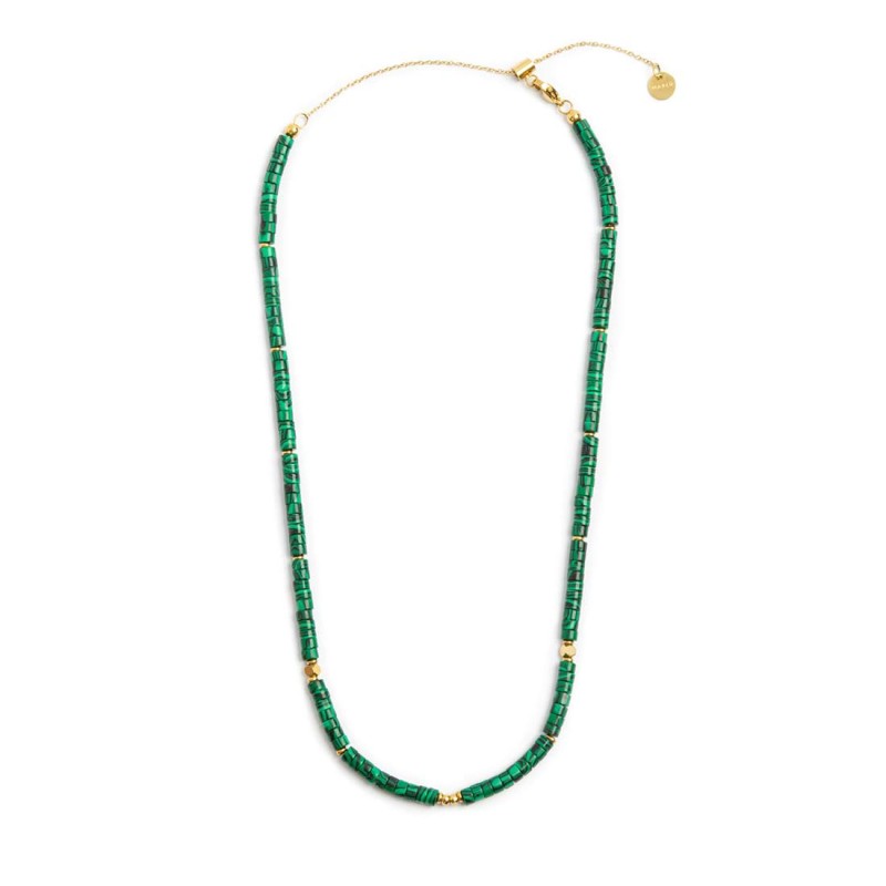 Collana con pendente e collana con pietre a rondelle