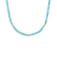 Collana con pendente e collana con pietre a rondelle