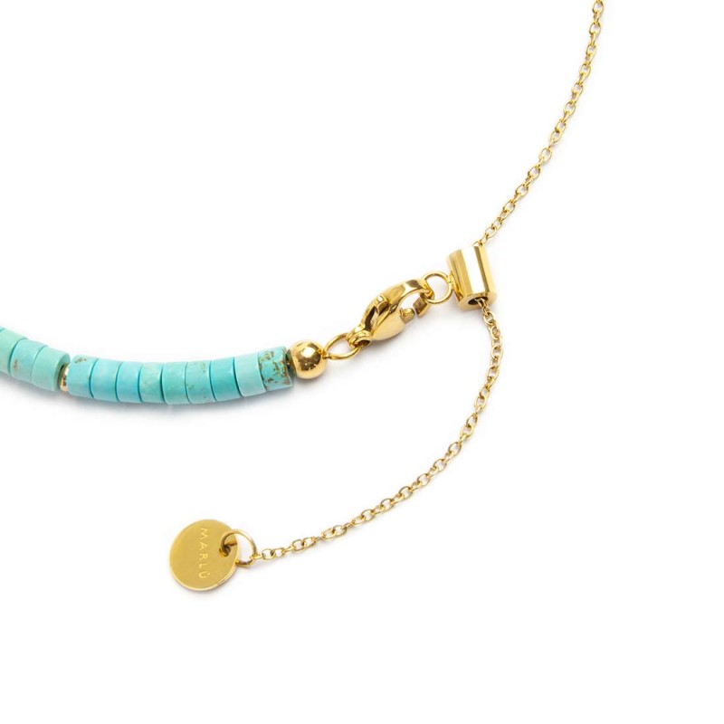 Collana con pendente e collana con pietre a rondelle