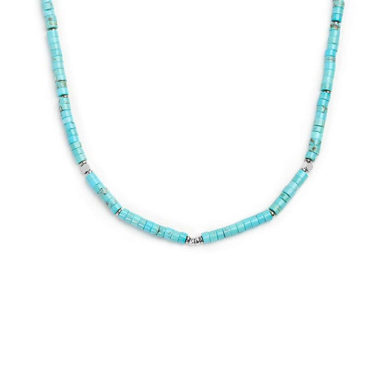 Collana con pendente e collana con pietre a rondelle