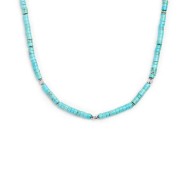 Collana con pendente e collana con pietre a rondelle