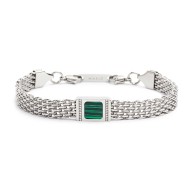 Bracciale elementi in pietra e bracciale con pietra centrale