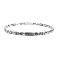 Bracciale elementi in pietra e bracciale con pietra centrale