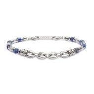 Bracciale con pietre a rondella e bracciale con sodalite