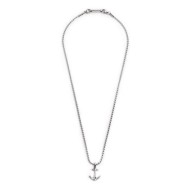 Collana con ancora e collana con rondelle in sodalite