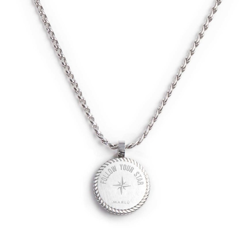 Collana rosa dei venti e collana rondelle in malachite