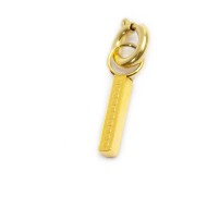 Collana con perle e lettera con cristalli