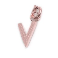 Bracciale con perle di fiume e bracciale a sfere con charm lettera cristalli