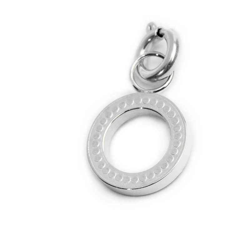 Bracciale con perle di fiume e bracciale a sfere con charm lettera cristalli